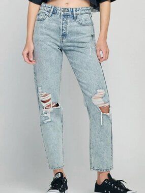 {HIDDEN} Bailey High Rise Distressed Boyfriend Jeans ~ Size 27